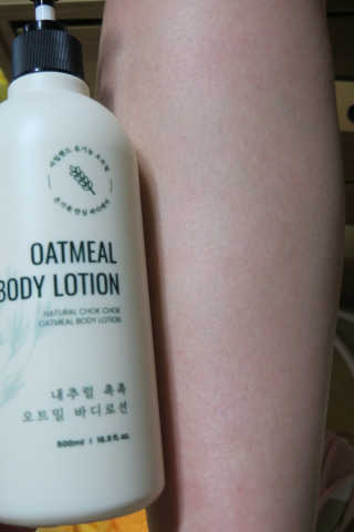 (주)에네스티 내추럴 촉촉  오트밀 바디로션 500ml — 5점을 준 리뷰어가 2020년 3월 올린 사용 사진
