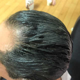 (주)에네스티 미스랩 더블 클리닉 헤어 컬러 크림 — 4.5점을 준 리뷰어가 2019년 9월 올린 사용 사진