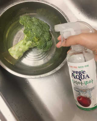 베지아쿠아 475ml + 리필 1000ml 1Set — 5점을 준 리뷰어가 2019년 7월 올린 사용 사진