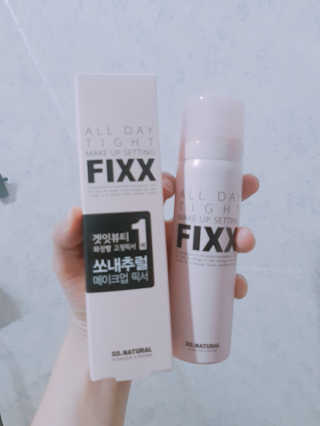 쏘내추럴 올데이 메이크업 픽서 — 4점을 준 리뷰어가 2019년 8월 올린 사용 사진
