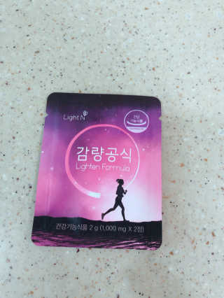 [감량공식] 다이어트 건강기능식품 — 5점을 준 리뷰어가 2019년 12월 올린 사용 사진