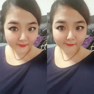 터치인솔 프리티필터 쉬폰 벨벳 립틴트 비비드팝 컬렉션 — 5점을 준 리뷰어가 2019년 3월 올린 사용 사진