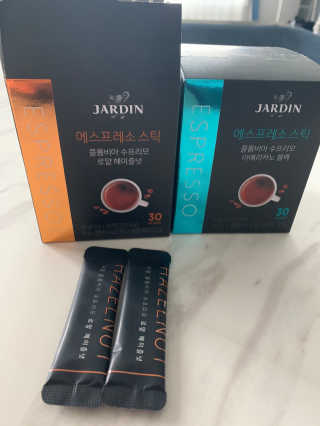(주)쟈뎅 쟈뎅 에스프레소 스틱 [블랙+헤이즐넛 set] — 4점을 준 리뷰어가 2020년 3월 올린 사용 사진
