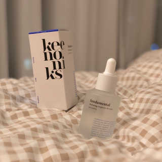 키노닉스 펀더멘탈 하이드레이팅 앰플 부스터 — 4점을 준 리뷰어가 2019년 2월 올린 사용 사진