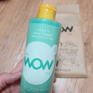 온가족 수분뿜뿜 노랑뚜껑 재주꾼 와우374 스네일토너 — 5점을 준 리뷰어가 2020년 1월 올린 사용 사진