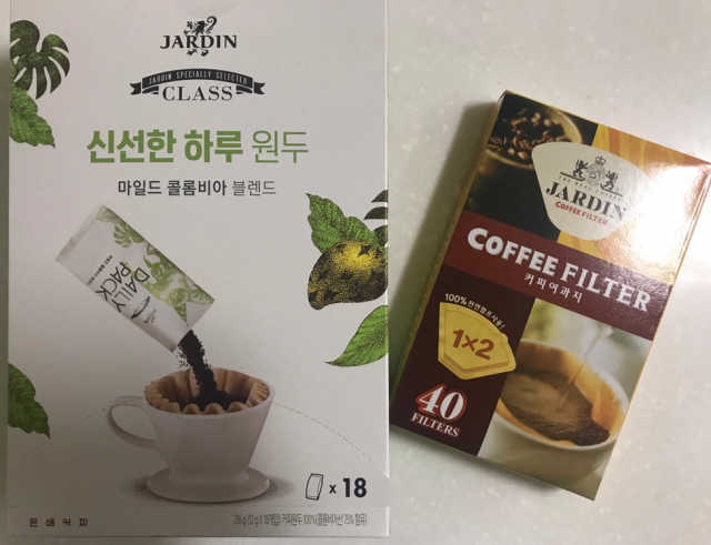 [쟈뎅] 클래스 신선한 하루 원두+여과지 SET 리뷰 사진
