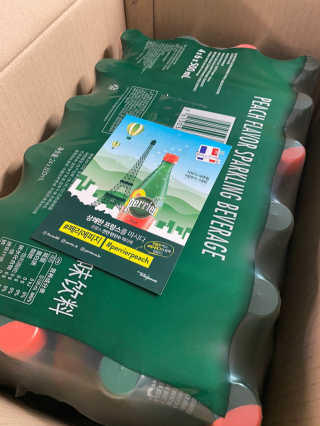 페리에 피치 500ml PET — 5점을 준 리뷰어가 2019년 11월 올린 사용 사진