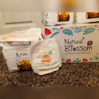 네추럴블라썸 NATURAL BLOSSOM 슈퍼 얇은 바지 기저귀 — 5점을 준 리뷰어가 2018년 12월 올린 사용 사진