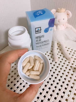 네츄럴굿띵스 패밀리 프로바이오틱스 60캡슐 — 5점을 준 리뷰어가 2019년 1월 올린 사용 사진