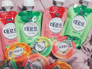 데르뜨 떠먹는 과일 3종, 짜먹는 과일 2종 총 10개 체험 — 5점을 준 리뷰어가 2020년 3월 올린 사용 사진