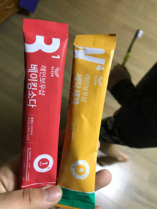 레인보우샵 올인원세탁세제,베이킹소다 스틱포6개입+세탁조클리너 — 5점을 준 리뷰어가 2018년 3월 올린 사용 사진