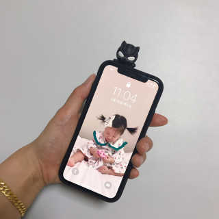 하이키키 마블 피규어 컬러젤리 케이스 — 5점을 준 리뷰어가 2019년 5월 올린 사용 사진