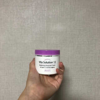 지고트 비타솔루션12 브라이트닝 앰플 크림 100ml — 5점을 준 리뷰어가 2019년 8월 올린 사용 사진