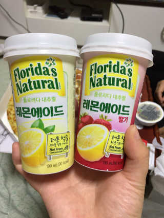 플로리다 내추럴 플로리다내추럴 레몬에이드  2종 — 5점을 준 리뷰어가 2018년 7월 올린 사용 사진