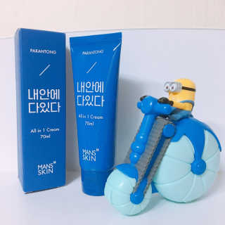 맨즈스킨 파란통 내안에다있다 — 4점을 준 리뷰어가 2017년 10월 올린 사용 사진