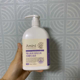 아미니 엑스트라 모이스처 리페어 로션 — 5점을 준 리뷰어가 2020년 2월 올린 사용 사진