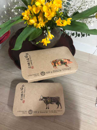 미티스트 더 맛있는 소담 소불고기 + 도담 돼지 불고기 — 4점을 준 리뷰어가 2019년 2월 올린 사용 사진