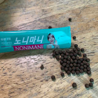 정찬우 꽐라만시 [띵보몰]건강환 습관 노니마니 스틱 1Box — 5점을 준 리뷰어가 2019년 5월 올린 사용 사진
