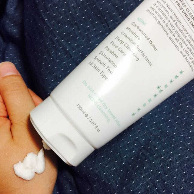 노니 딥 클렌징폼 리뷰 사진