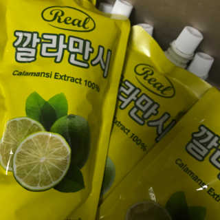 장수농가 리얼깔라만시 — 5점을 준 리뷰어가 2018년 4월 올린 사용 사진