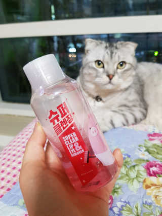미팩토리 립앤아이 리무버 — 4점을 준 리뷰어가 2018년 2월 올린 사용 사진