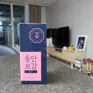 동안보감 얼작차 붓기를 빼주는 동안보감 한방 프리미엄 얼작차 — 5점을 준 리뷰어가 2019년 10월 올린 사용 사진