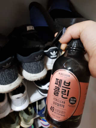 더블유드레스룸 페브클린 500ml — 3.67점을 준 리뷰어가 2018년 8월 올린 사용 사진