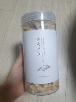 펫프렌즈 [단백질풍부] 無첨가 닭가슴살 100퍼센트 촉촉트릿 치킨 — 4.5점을 준 리뷰어가 2020년 1월 올린 사용 사진