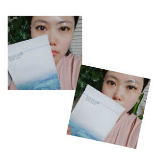 고보습에 화이트닝 아미모네 바다마스크팩 10매입 — 5점을 준 리뷰어가 2019년 10월 올린 사용 사진