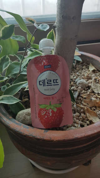 데르뜨 떠먹는 과일 3종, 짜먹는 과일 2종 총 10개 체험 — 5점을 준 리뷰어가 2020년 3월 올린 사용 사진