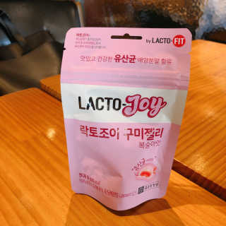 락토조이 구미젤리 복숭아맛 — 5점을 준 리뷰어가 2019년 6월 올린 사용 사진