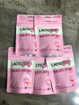 락토조이 구미젤리 복숭아맛 — 5점을 준 리뷰어가 2019년 6월 올린 사용 사진