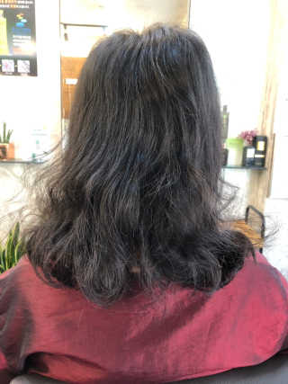 [헤어블리] 정품 시세이도펌 이용권 — 5점을 준 리뷰어가 2019년 3월 올린 사용 사진