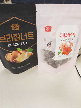 장수농가 브라질너트, 히비스커스 — 5점을 준 리뷰어가 2018년 7월 올린 사용 사진
