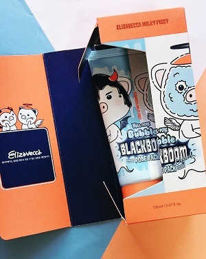 엘리자베카 헬포어 버블 블랙붐 차콜 포어팩 — 5점을 준 리뷰어가 2019년 3월 올린 사용 사진