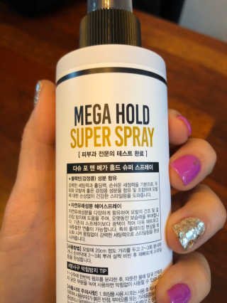 다슈코리아 다슈 포 맨 프리미엄 메가 홀드 슈퍼 스프레이 250ml — 4점을 준 리뷰어가 2019년 3월 올린 사용 사진