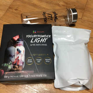 오붐주식회사 오붐 설탕을 뺀 요거트 파우더 라이트 550g+보틀 — 4점을 준 리뷰어가 2017년 12월 올린 사용 사진