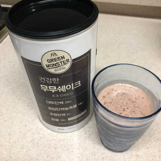 그린몬스터 건강한 무무쉐이크 리뷰 사진