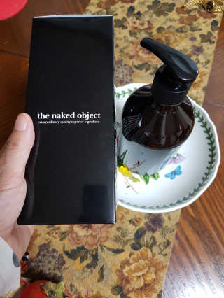 the naked object [탈모볼륨샴푸] 디블랙 팩 샴푸 — 3점을 준 리뷰어가 2019년 12월 올린 사용 사진