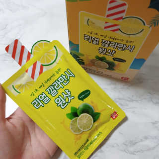 장수농가 리얼깔라만시 원샷 50ml 10팩+보틀 — 5점을 준 리뷰어가 2019년 4월 올린 사용 사진
