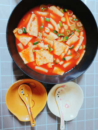 홍대미미네국물떡볶이 [홍대미미네]오리지널 국물 떡볶이4팩 + 라면사리 — 5점을 준 리뷰어가 2019년 4월 올린 사용 사진