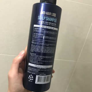 다슈코리아 다슈 데일리 단백질 한방 두피 골드 샴푸 500ml — 5점을 준 리뷰어가 2018년 11월 올린 사용 사진