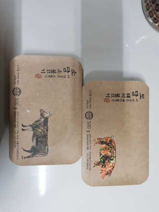 미티스트 더 맛있는 소담 소불고기 + 도담 돼지 불고기 — 5점을 준 리뷰어가 2019년 2월 올린 사용 사진