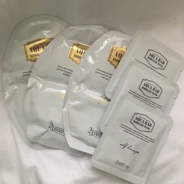 아쿠아밥 모델링 마스크 리뷰 사진