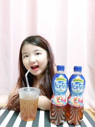 스위트 카페 패너 복숭아 아이스티 — 5점을 준 리뷰어가 2018년 9월 올린 사용 사진