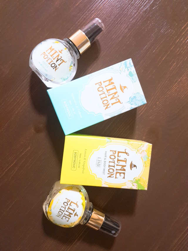 바디홀릭 바디미스트 라임포션+민트포션 리뷰 사진