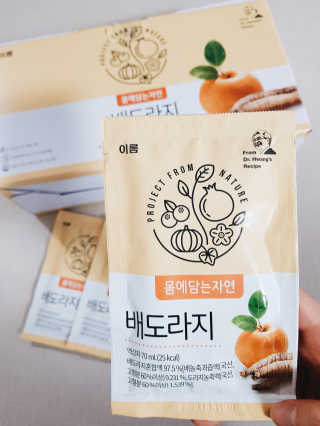 이롬 몸에담는자연 배도라지 — 5점을 준 리뷰어가 2018년 12월 올린 사용 사진