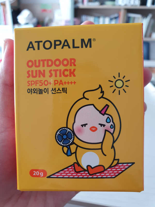 아토팜 야외놀이 선스틱 SPF50+ PA++++ 리뷰 사진