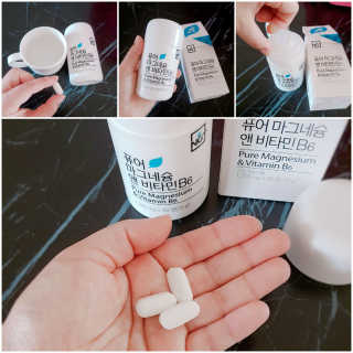 네츄럴굿띵스 퓨어 마그네슘 앤 비타민B6 30일분 — 5점을 준 리뷰어가 2018년 5월 올린 사용 사진