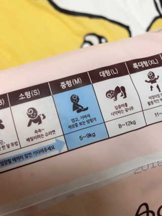 보솜이 액션핏 팬티형 — 5점을 준 리뷰어가 2019년 4월 올린 사용 사진